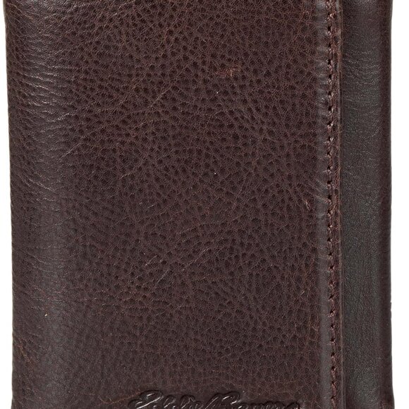 Men Signature Leather Trifold Wallet - Picture 1 of 9